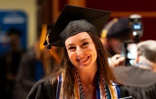 Smiling graduate